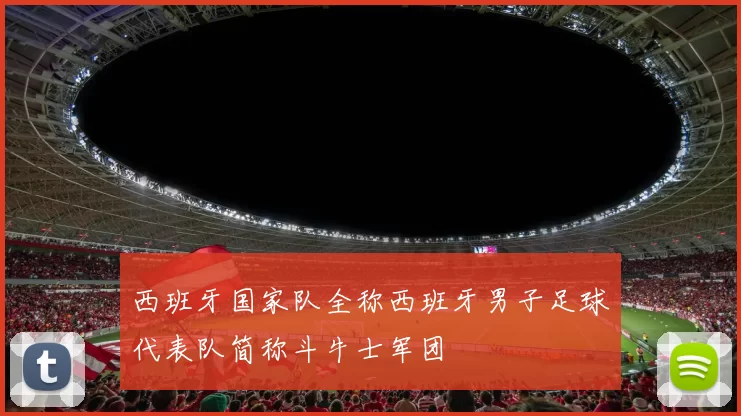 西班牙国家队全称西班牙男子足球代表队简称斗牛士军团